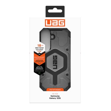 UAG | Pathfinder Clear w/Magnet Case Samsung Galaxy S26 - Ash/Black | 214528113140