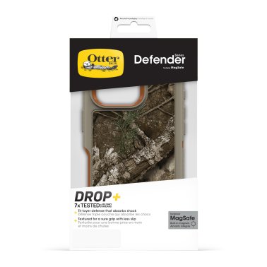 OtterBox | Defender Pro w/ MagSafe Series Case iPhone 16 Pro - Black Real Tree Apx | 77-96030