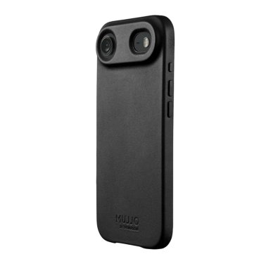 Mujjo | Full Leather w/MagSafe Case iPhone 17 Air - Black | MUJJO-CL-065-BK