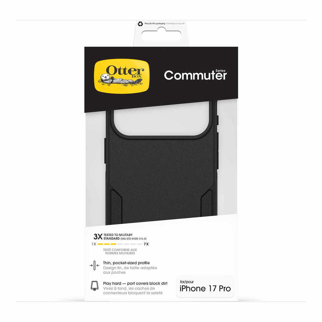OtterBox | Commuter MagSafe Case w/Camera Control in Bulk Packaging iPhone 17 Pro - Black | 77-98326