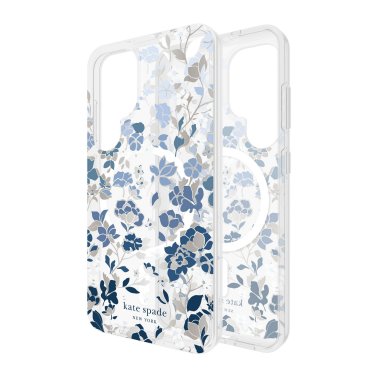 Kate Spade | Protective Prints MagSafe Case Samsung Galaxy S25 - Flowerbed Blue | 15-13942