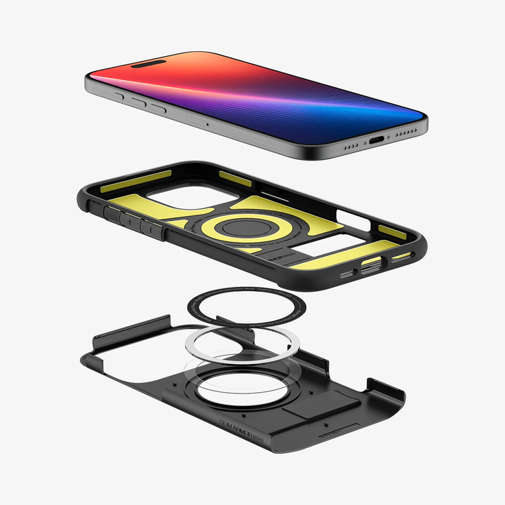 Spigen | Slim Armor MagFit Case iPhone 16 Pro - Black | 120-8864