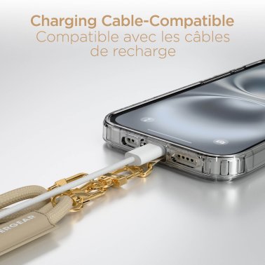 HyperGear | TECHcessories Universal Crossbody Phone Strap - Sand Braided Rope | 16281