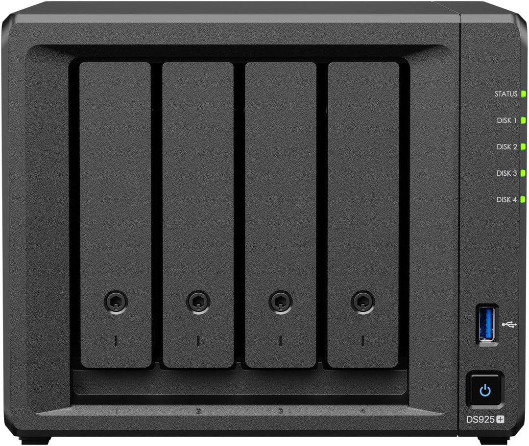 Synology | 4-Bay NAS with Extendable Capacity 4GB RAM | DS925+