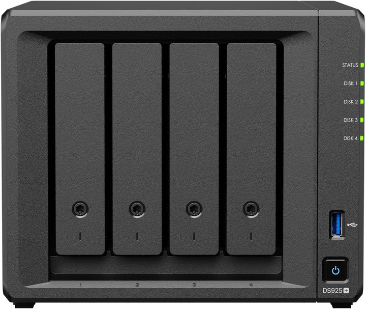 Synology | 4-Bay NAS with Extendable Capacity 4GB RAM | DS925+