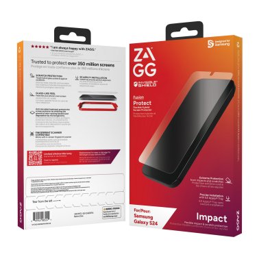 /// ZAGG | InvisibleShield GlassFusion Screen Protector Samsung Galaxy S24 | 15-12394