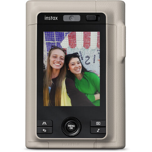 Fujifilm | Instax Mini LiPlay+ Hybrid Instant Camera - Sandy Beige | 600024674