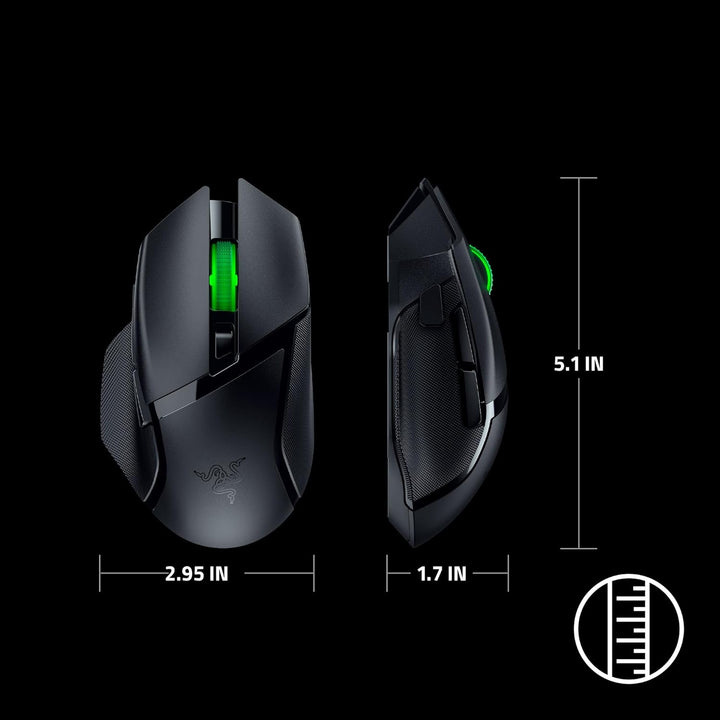 Razer Renewed | Basilisk V3 X HyperSpeed Gaming Mouse - Black (RENEWED) | RZ01-04870100-R3UR