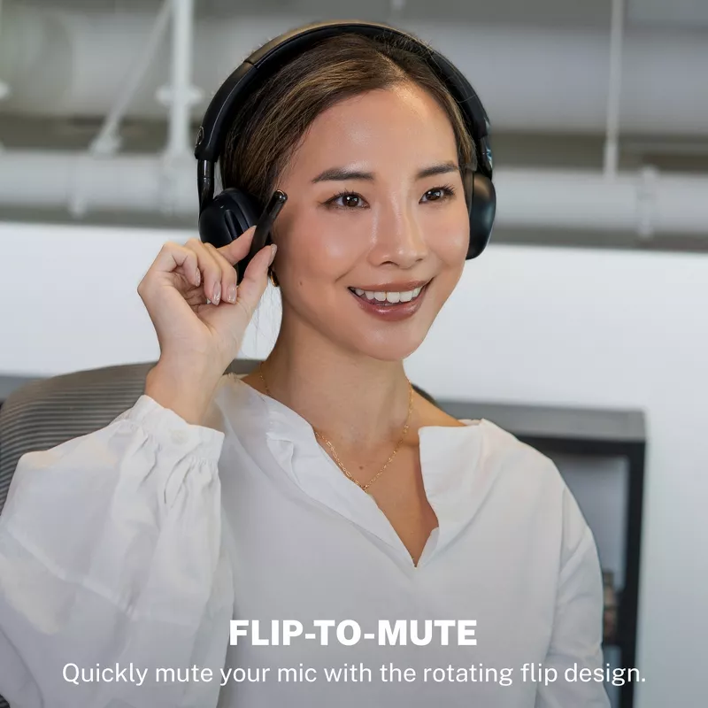 JLAB | GO Work 3 Wireless On-ear Headset - Black | IFCHBGOWORK3RBLK42