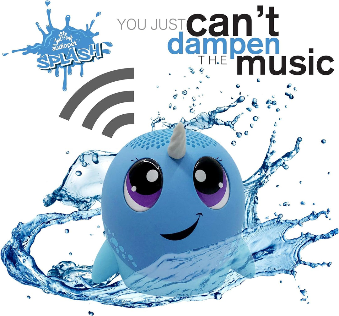 My Audio Pet | Splash Bluetooth Speaker Narmony The Narwhal | SPL-Nar