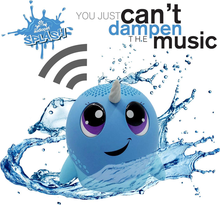 My Audio Pet | Splash Bluetooth Speaker Narmony The Narwhal | SPL-Nar