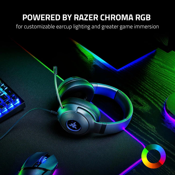 Razer | Kraken Kitty V3 X Wired Over-the-Ear Gaming Headset for PC, PlayStation, Nintendo Switch, Steam Deck & Smartphone - White | RZ04-05350300-R3U1