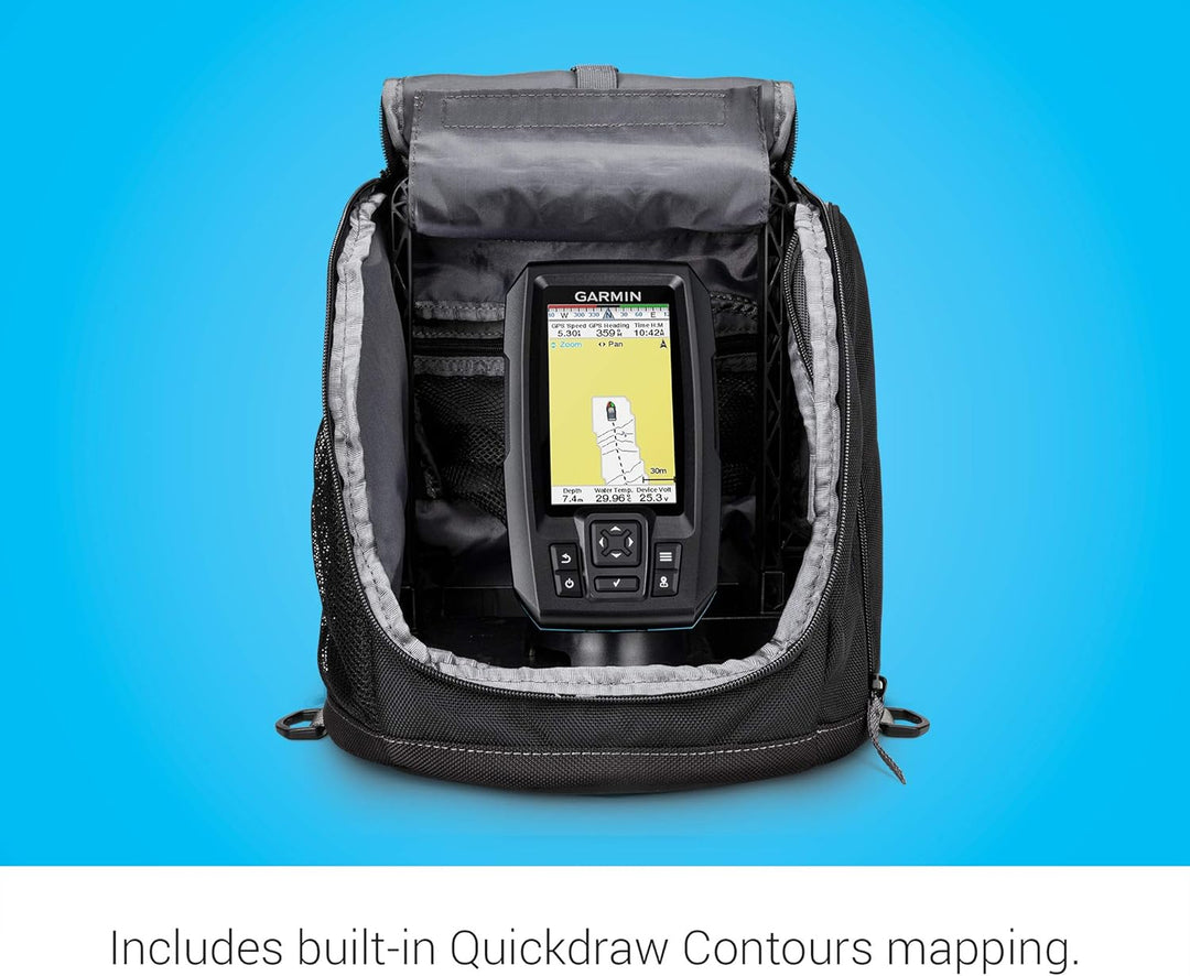 Garmin | Striker Plus 4 Ice Fishing Bundle with Dual Beam Transducer | CE010-01870-30