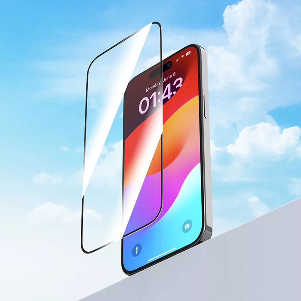 Devia | Edge to Edge Glass Screen Protector iPhone 15 Pro | 6938595388866