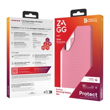 ZAGG GEAR4 | Luxe Case Samsung Galaxy S24 - Coral | 15-12365