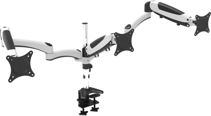 Amer | Triple Monitor Mount Articulating Arm - White | HYDRA3XL