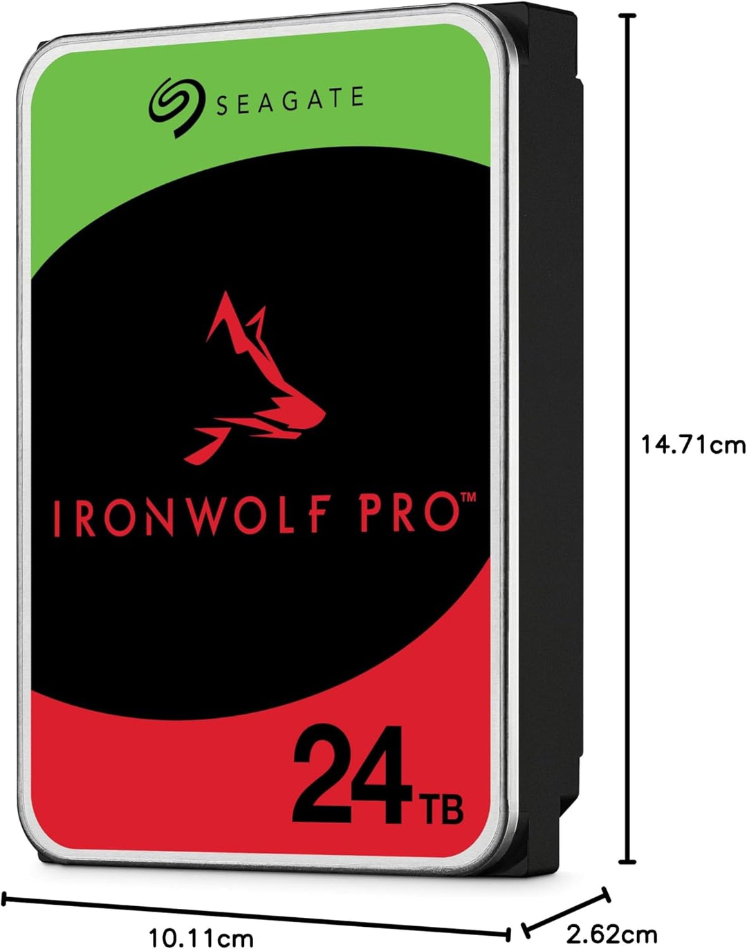 Seagate | IronWolf Pro 24TB 3.5" 7200RPM SATA Desktop Internal Hard Drive | ST24000NT002