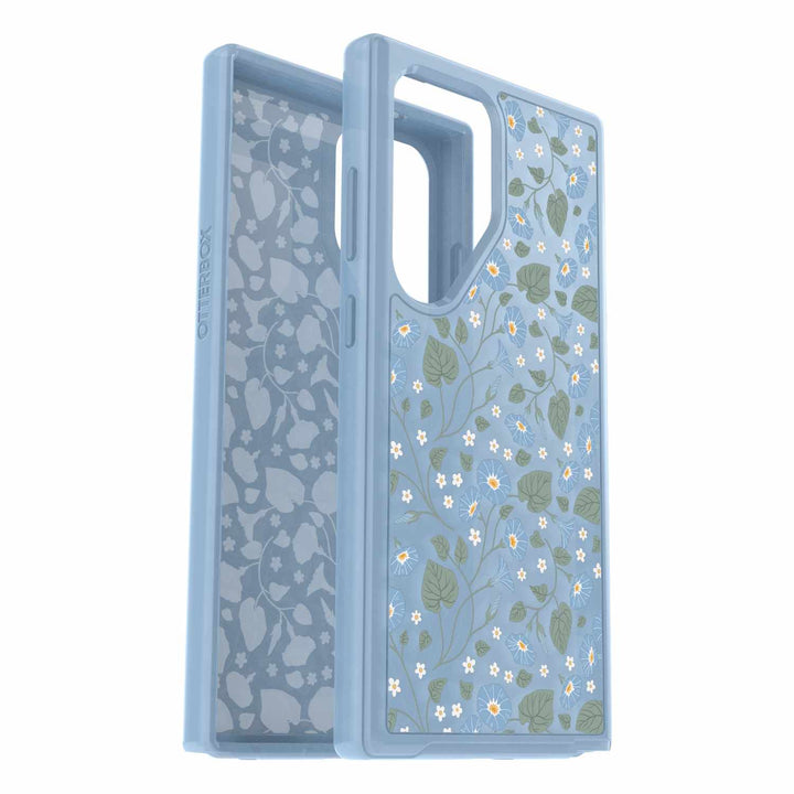 Otterbox | Symmetry Series Case Samsung Galaxy S24 Ultra - Clear/Blue (Dawn Floral) | 77-94613