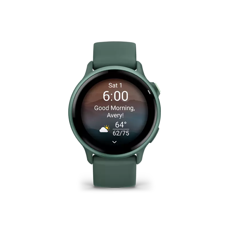 Garmin | vívoactive® 6 GPS Smartwatch and Fitness Tracker - Jasper Green | CE010-02985-02