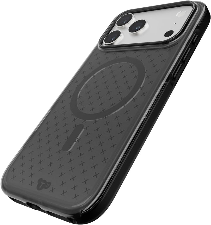Tech21 | EvoCheck Case for iPhone 17 Pro Max – Smokey/Black | T21-11332
