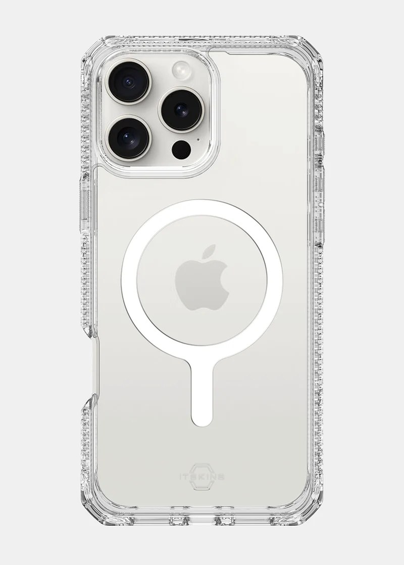 ITSKINS | Hybrid_R MagSafe Case iPhone 16 Pro - Clear | 120-8514