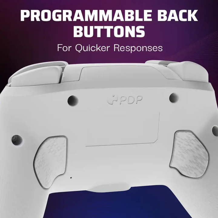 PDP | Afterglow Wave Wireless Pro Controller with Motion for Nintendo Switch & Nintendo Switch OLED Model - White | 500-252-WH