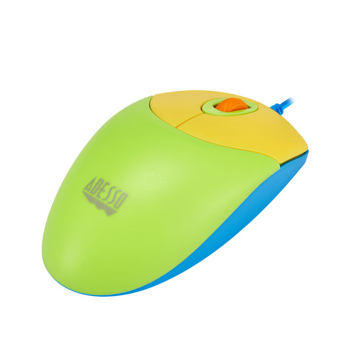 Adesso | Antimicrobial Desktop Multimedia Keyboard & Mouse Combo for Kid | AKB-132DB