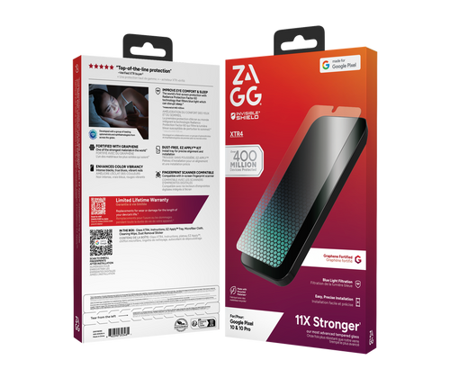ZAGG | InvisibleShield Glass XTR4 Blue Light Screen Protector for Google Pixel 10/10 Pro | 200118396