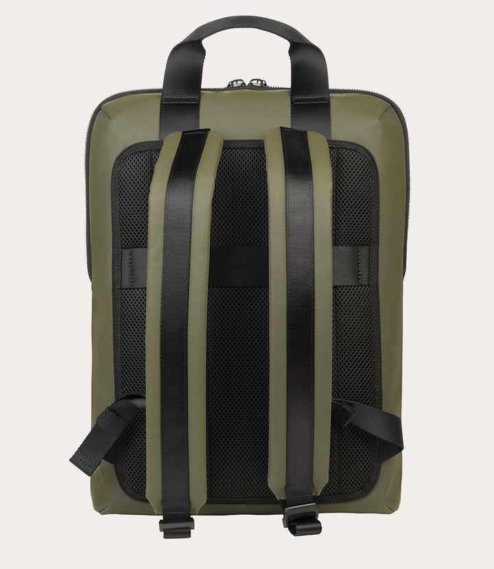 Tucano | Gommo Roll-Top Backpack for 15.6in laptops and 16in MacBook Pro - Green | BKGOMRT15-VM