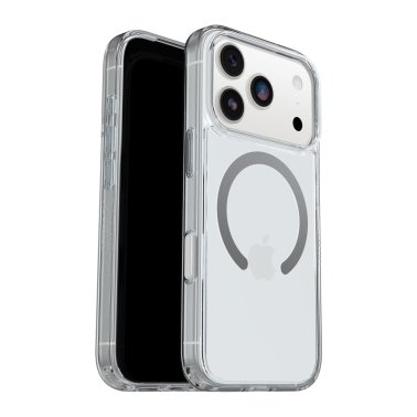 OtterBox | Symmetry w/MagSafe iPhone 17 Pro Clear + Camera Control Case - Clear | 77-98830