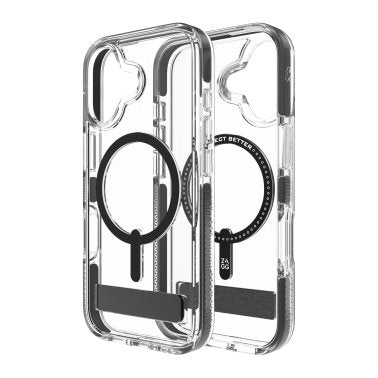 ZAGG | Graphene Santa Cruz iPhone 17 Snap Kickstand Case - Black | 702318944