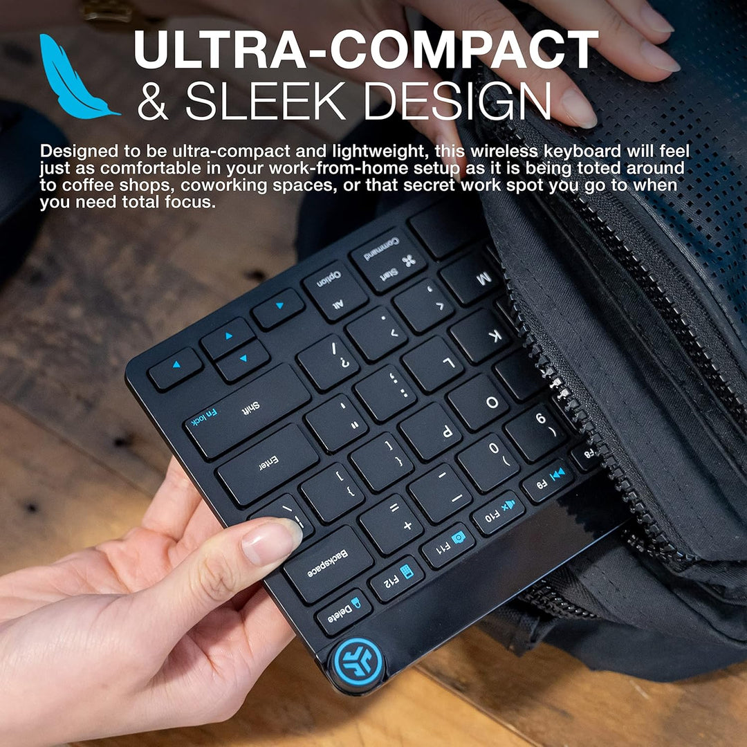 JLAB | GO Wireless Bluetooth Keyboard - Black | IFCKGOKEYBRBLK4
