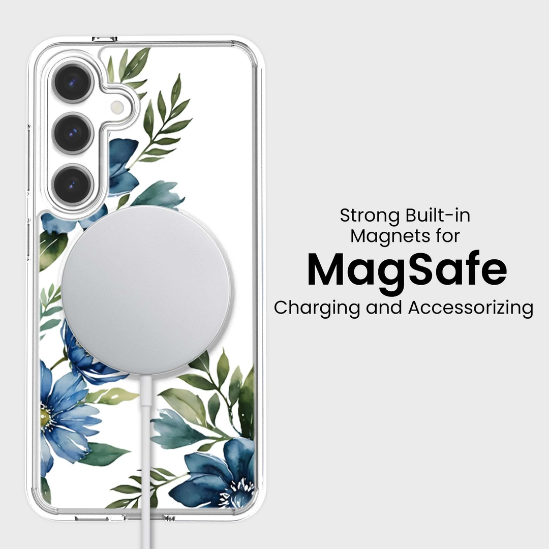 Caseco | Case for Samsung S26 - Blue Floral | ED24F3-FL