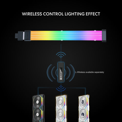 Lian-Li | Strimer Wireless 16-8 12V-2x6 Pin ARGB Cable | PW16-81W