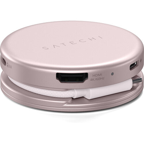 Satechi | OntheGo 5-in-1 Multiport Adapter - Blush | ST-POTG5P