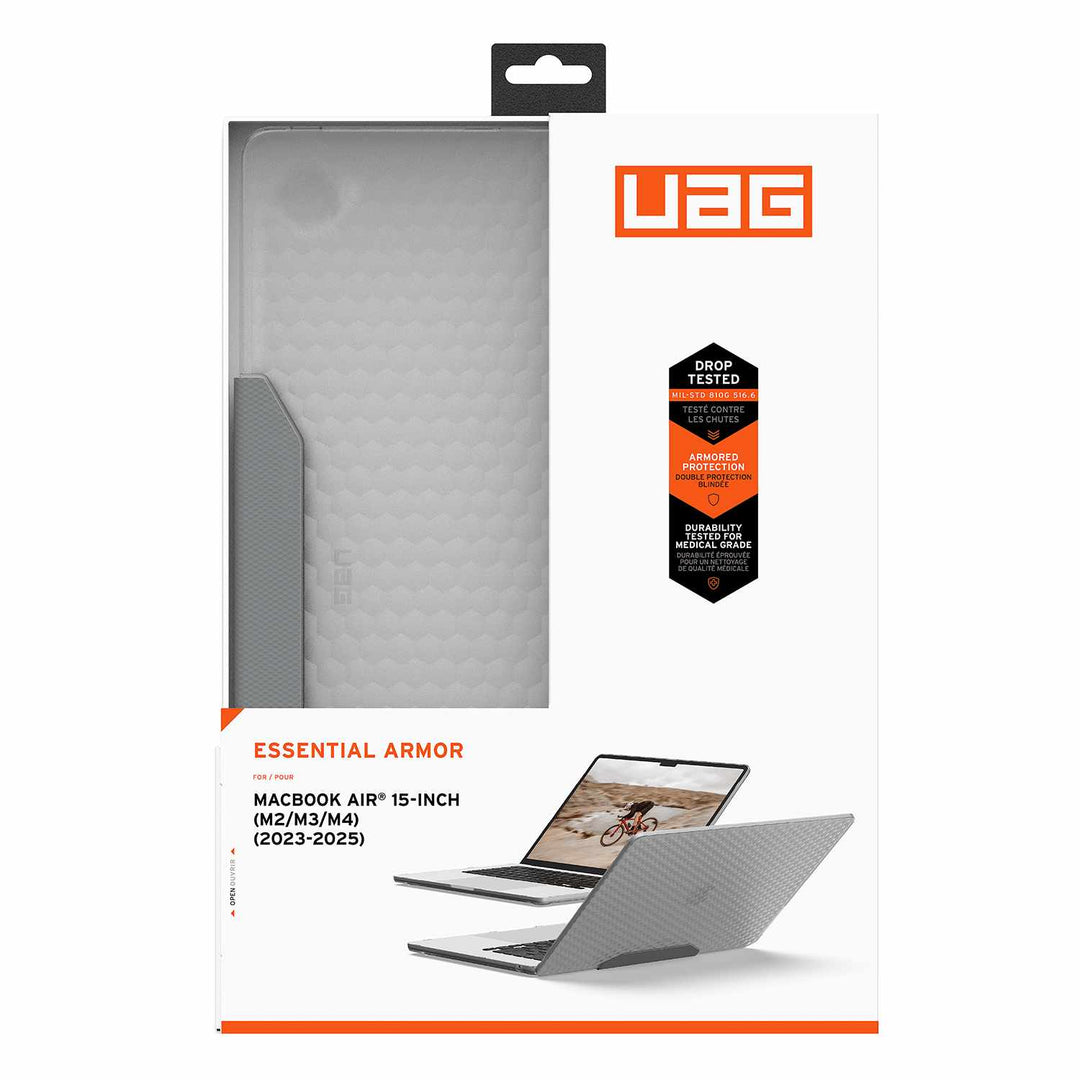 UAG | Essential Armor Case MacBook Air 15" M2 / M3 (2022-2024) - Ice | 134010114343