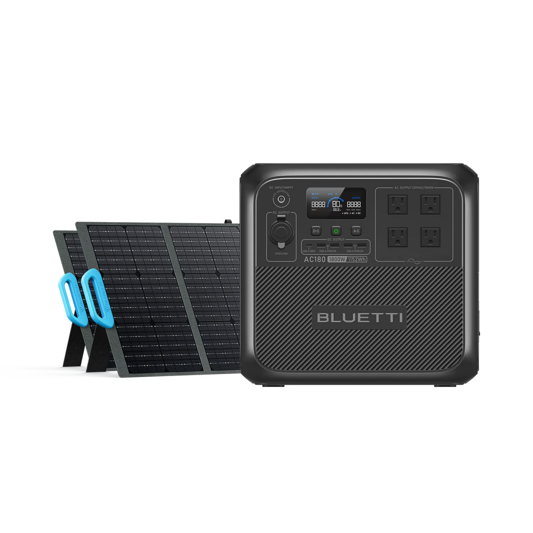 Bluetti | Solar Portable Power Station 1,800W 1,152Wh | AC180