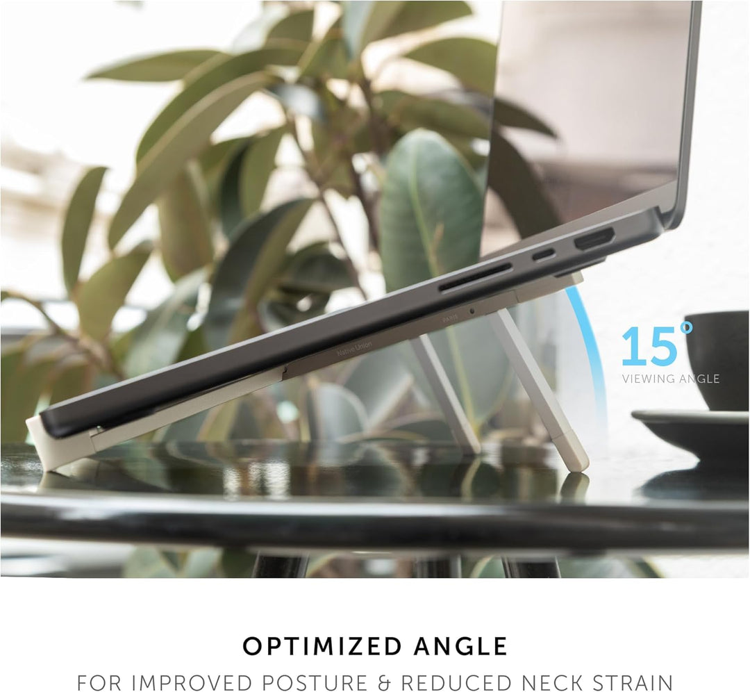 Native Union | Aluminium Foldable Laptop Stand - Sand | FOLD-STAND-SAN-RP