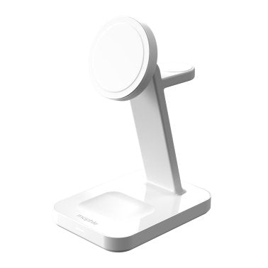 Mophie | Wireless 3 in 1 Qi2 Charging Stand - White | 15-12694