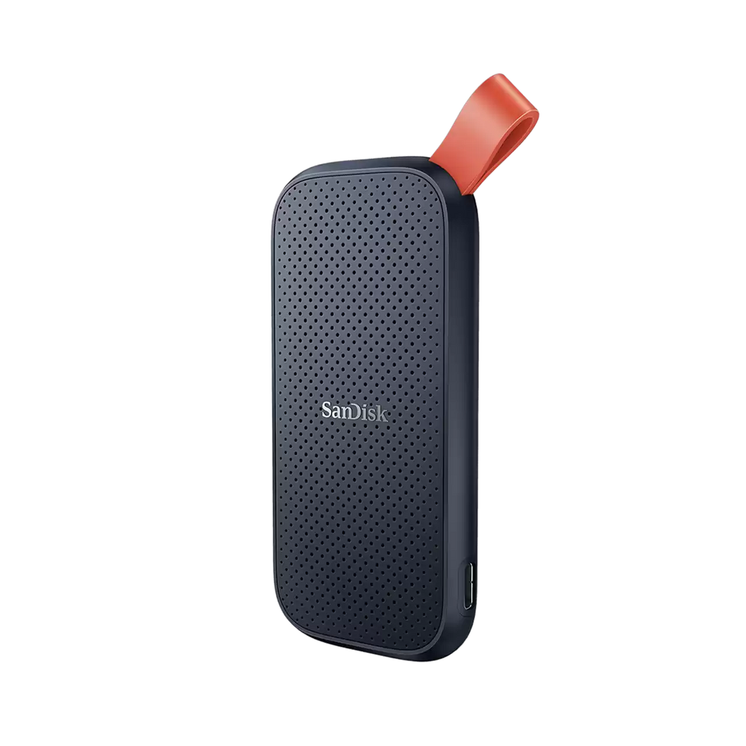 SanDisk | Portable 1TB USB-A 3.2 External Solid State Drive - Black | SDSSDE30-1T00-G26