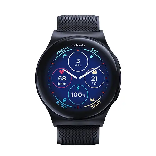 Motorola | Moto Watch 120 - Black | MOSWZ120-PB