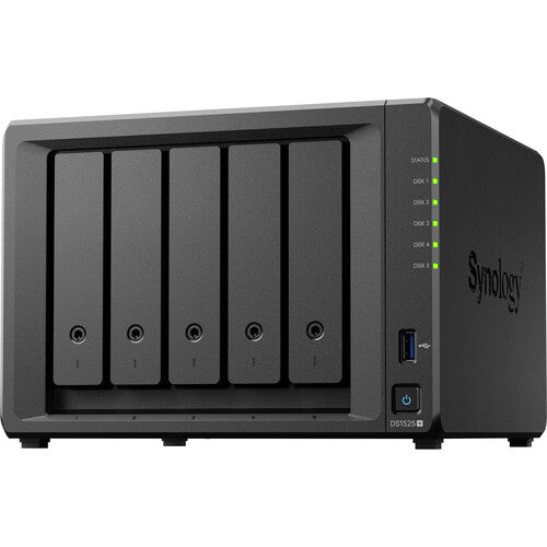 Synology | 5-bay Plus Series DiskStation NAS (Diskless) - Black | DS1525+