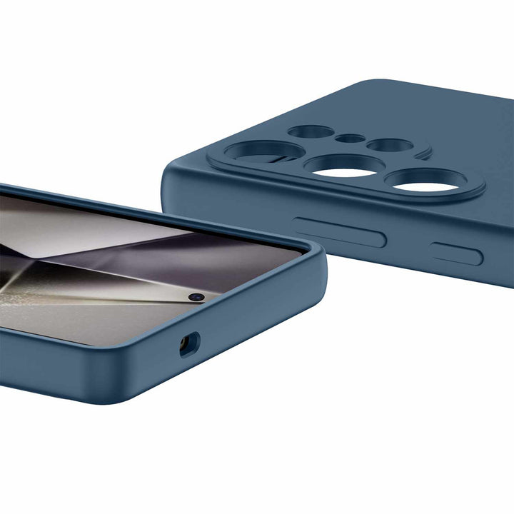 Avana | Velvet Case Compatible w/MagSafe for Samsung Galaxy S25 Ultra -  Navy Blue | 120-9306