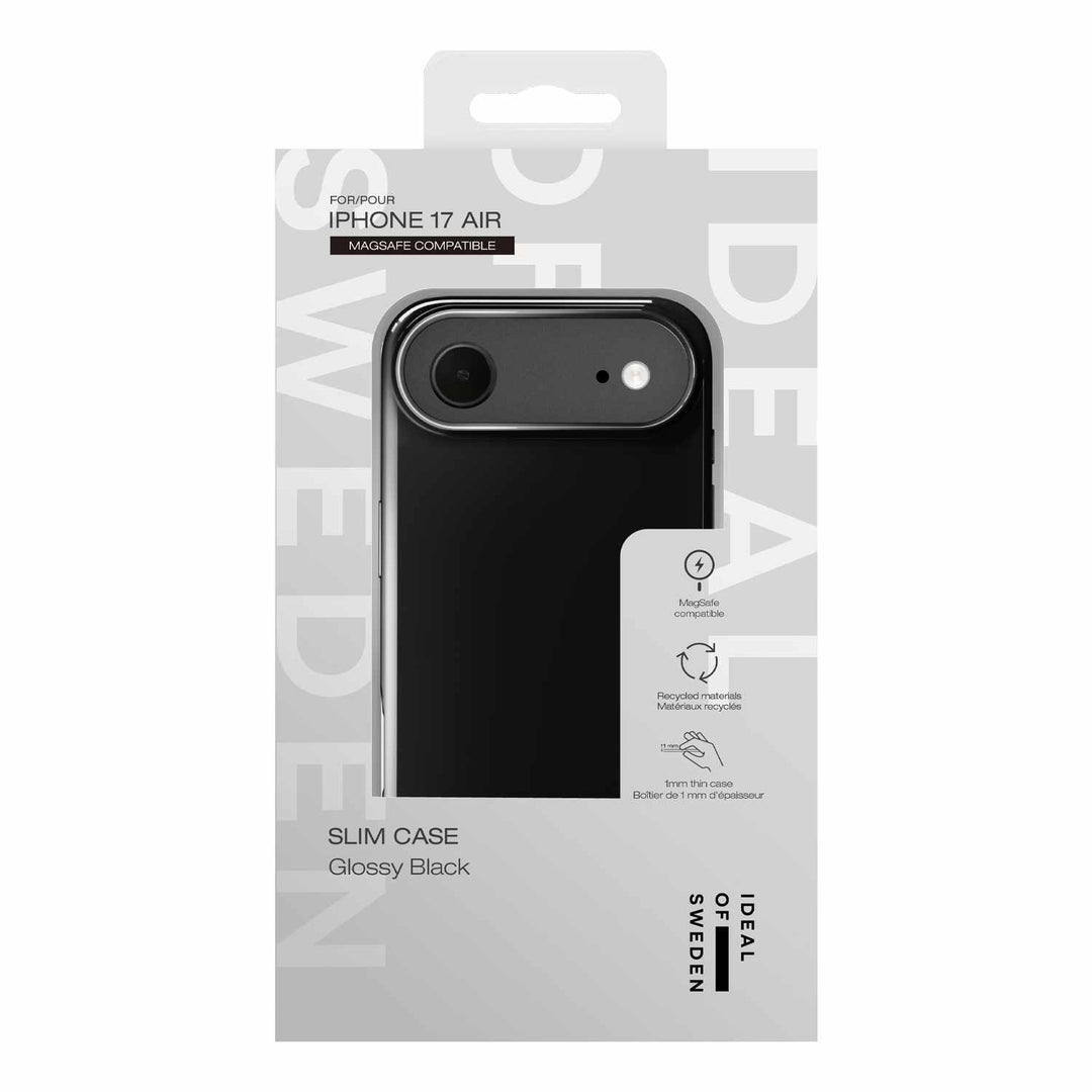 Ideal of Sweden | Slim Magsafe iPhone 17 Air Case - Glossy Black | IDSLCMSI2566280
