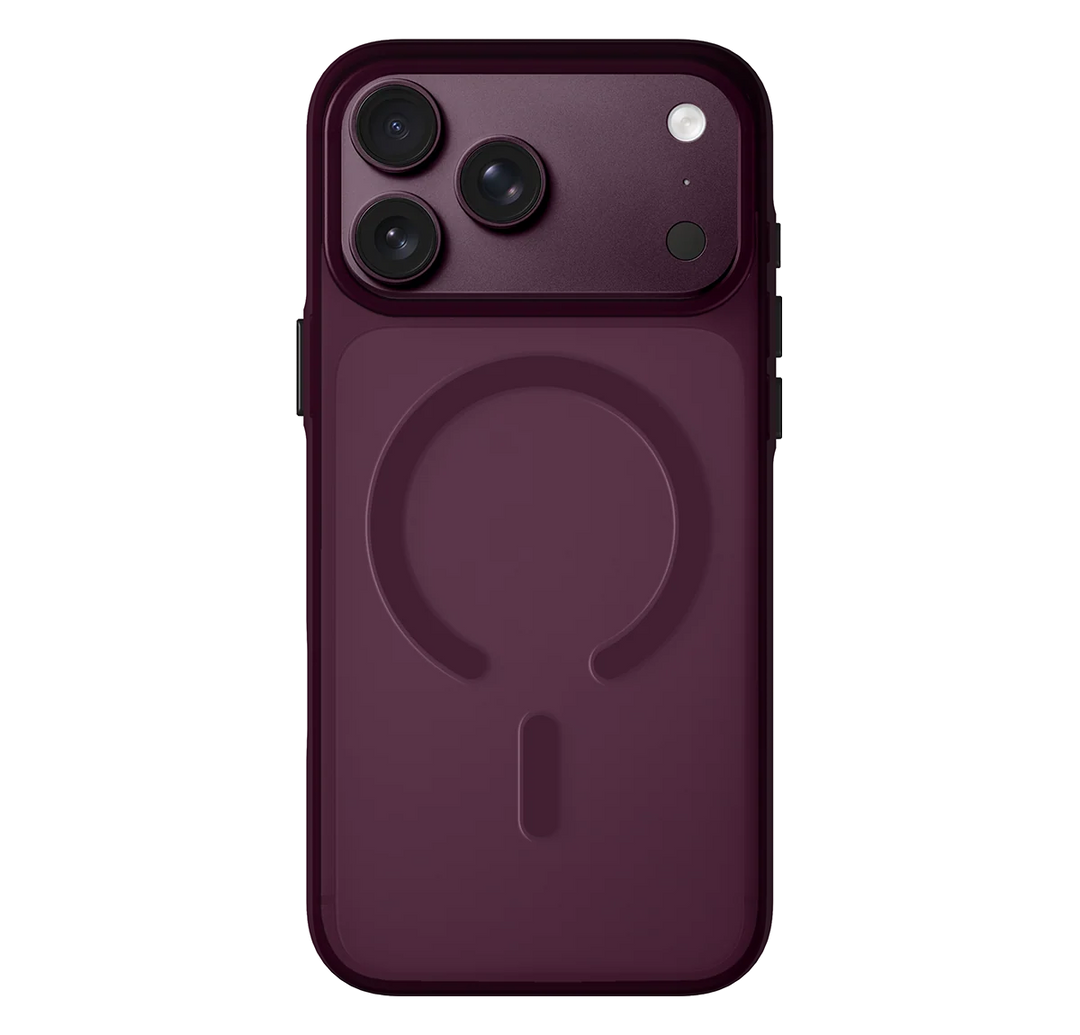 LOGiiX | Vibrance Crystal Shield for iPhone 18 Pro Max/17 Pro Max - Dark Cherry | LGX-14165