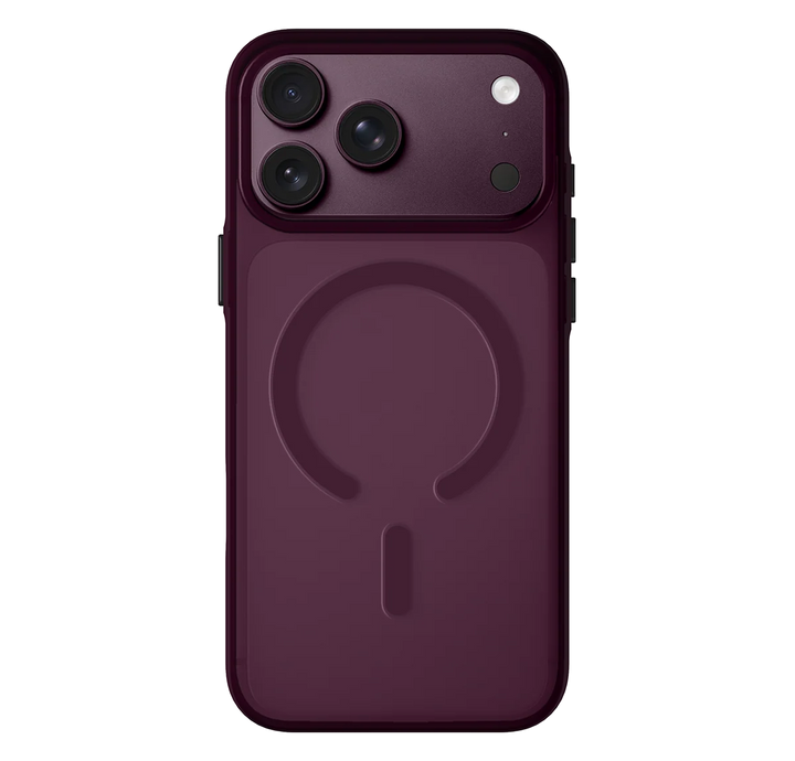 LOGiiX | Vibrance Crystal Shield for iPhone 18 Pro Max/17 Pro Max - Dark Cherry | LGX-14165