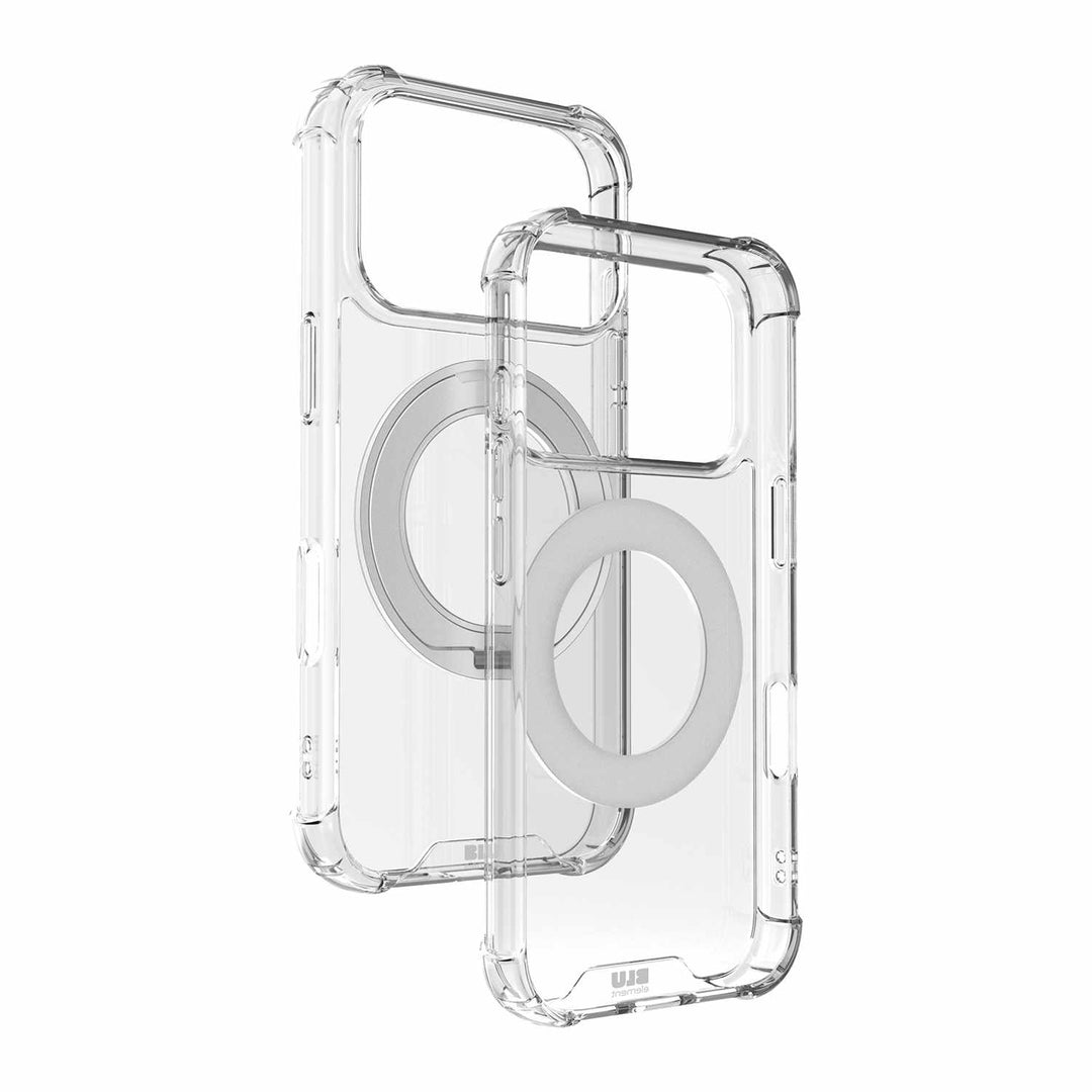 Blu Element | Dropzone Rugged MagSafe iPhone 18 Pro /17 Pro w/360 Degree Rotatable Kickstand Clear