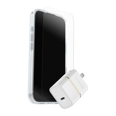 OtterBox | Symmetry w/Magsafe  iPhone 17 Protection + Power Kit Bundle - Clear | 78-81560