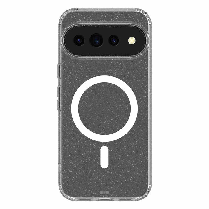 Blu Element | Dropzone Rugged Glitter Case w/Magnets for Google Pixel 11 Pro XL - Clear | BEPIXDZRG262