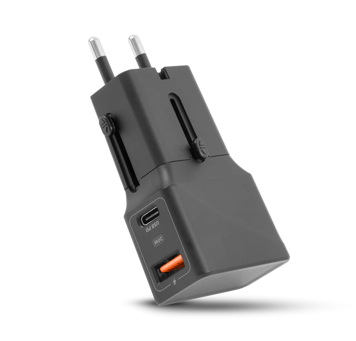 LOGiiX | World Traveler Lite (2024) 20W - Black | LGX-13875